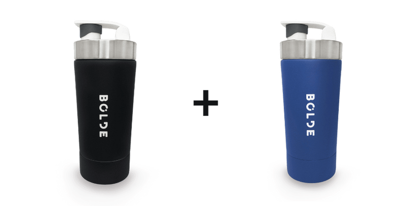 BOLDE Bottle Bundle - Black + Blue