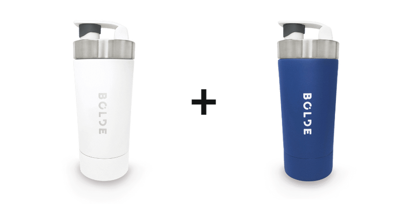 BOLDE Bottle Bundle - White + Blue